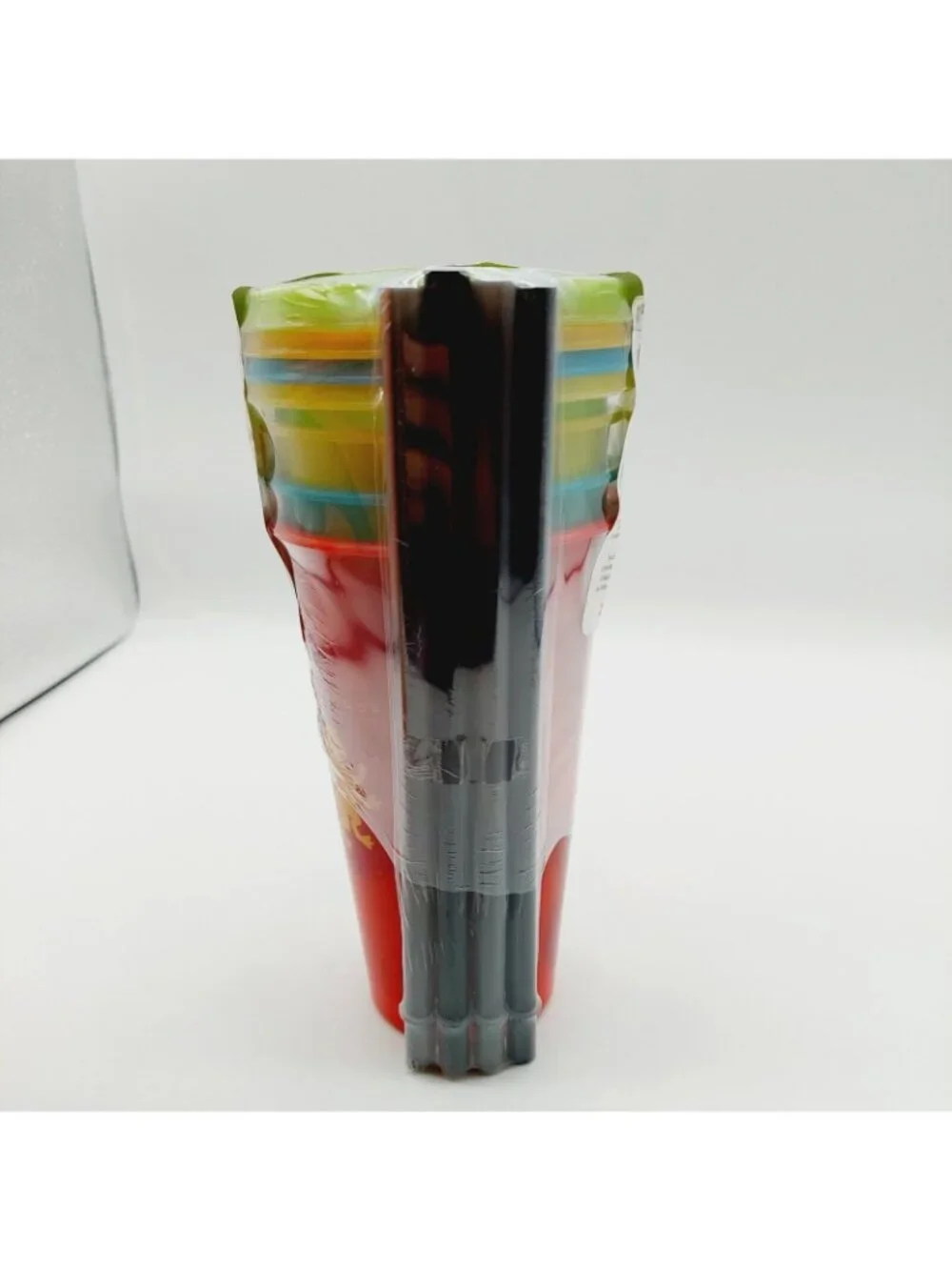 Zak Harry Potter 4 Pack Glow in the Dark 24 oz Tumbler Cups with Lids and Straws